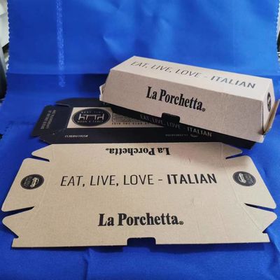 ποιότητας  Pizza Packaging Paper Packaging Box Featuring Gravure Printing Surface Handling Constructed from Paper Suitable for Food Industry Packaging εργοστάσιο