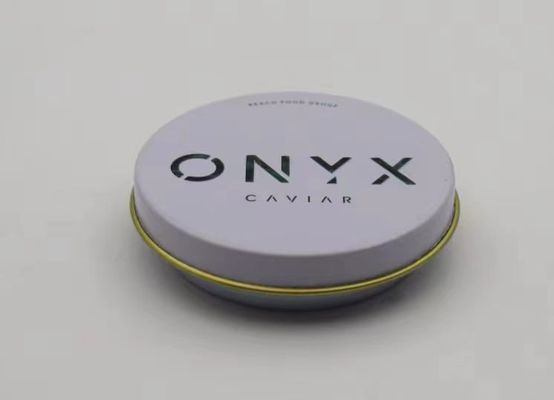 0.28mm Τροφική Κλασική Κλασική Χαβιάρι συσκευασία κενό κονσέρβες 30g και 50g με επίπεδο καπάκι