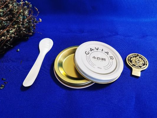 0.28mm Τροφική Κλασική Κλασική Χαβιάρι συσκευασία κενό κονσέρβες 10g με εκτύπωση
