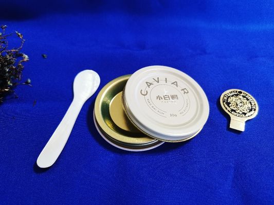 0.28mm Τροφική Κλασική Κλασική Χαβιάρι συσκευασία κενό κονσέρβες 10g με εκτύπωση