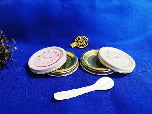 0.28mm Τροφική Κλασική Κλασική Χαβιάρι συσκευασία κενό κονσέρβες 10g με εκτύπωση