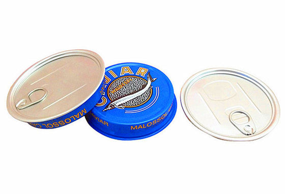 3.5oz 7oz δαχτυλίδι τραβήξτε χαβιάρι συσκευασία δοχείο, Αλουμινένιο χαβιάρι κονσερβοειδές κουτί
