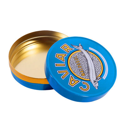 125g 250g Χαβιάρι Συσκευή Κουτάκι Κουτάκι Χρώμα Προσαρμοσμένο ISO 9001 Εγκρίθηκε