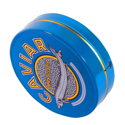 125g 250g Χαβιάρι Συσκευή Κουτάκι Κουτάκι Χρώμα Προσαρμοσμένο ISO 9001 Εγκρίθηκε