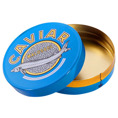 125g 250g Χαβιάρι Συσκευή Κουτάκι Κουτάκι Χρώμα Προσαρμοσμένο ISO 9001 Εγκρίθηκε