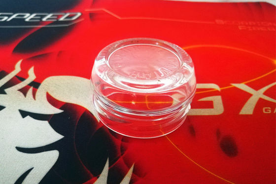 Υψηλό διαφανές βάζο 1oz 28-30gram χαβιαριών γυαλιού με το FDA καπακιών μετάλλων εγκεκριμένο