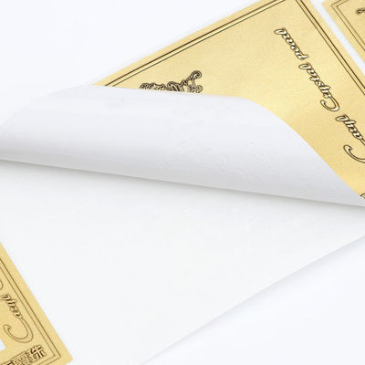 Ετικέτες ετικέτας Matt Gold Logo, πολλαπλές μορφές εκτύπωση ετικέτες μπουκαλιών κρασιού