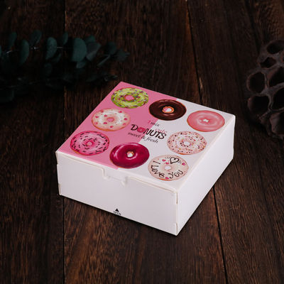 Κιβώτιο συσκευασίας ψωμιού Donuts με το ύφος συρταριών, συσκευάζοντας κιβώτιο πρόχειρων φαγητών που ανακυκλώνεται