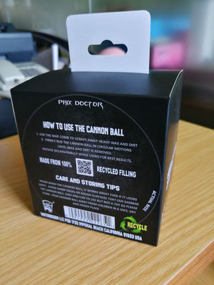 Προσαρμοσμένο Χάρτινο Κουτί Συσκευασίας Προσωπικής Φροντίδας Συμπεριλαμβανομένης της Αποδεκτής Εκτύπωσης Προσαρμοσμένου Λογοτύπου Βελτιστοποιημένο για Βιομηχανικές Απαιτήσεις