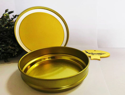 125g Στρογγυλό κενό τενεκέ με χαβιάρι με 0,28mm τενεκέ